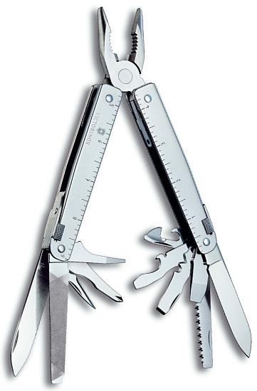 Мультитул Victorinox SwissTool, 115 мм, 286 г, 28 функций (нейлоновый чехол) - Фото 7 большая