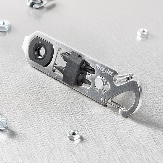 Карманный инструмент Nite Ize DoohicKey Ratchet Tool Steel - Фото 8 большая