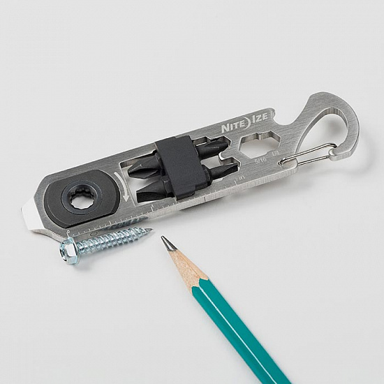 Карманный инструмент Nite Ize DoohicKey Ratchet Tool Steel - Фото 9 большая