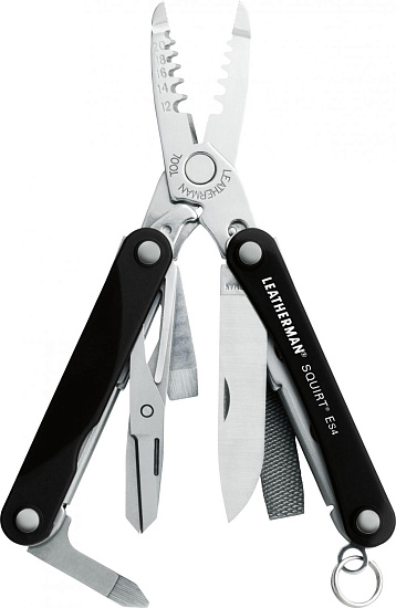 Мультитул Leatherman Squirt ES4 Black - Фото 1 большая
