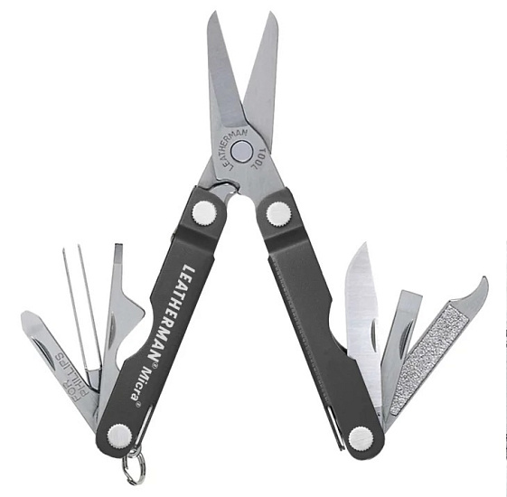 Мультитул Leatherman Micra Серый - Фото 1 большая