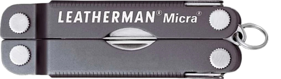 Мультитул Leatherman Micra Серый - Фото 2 большая