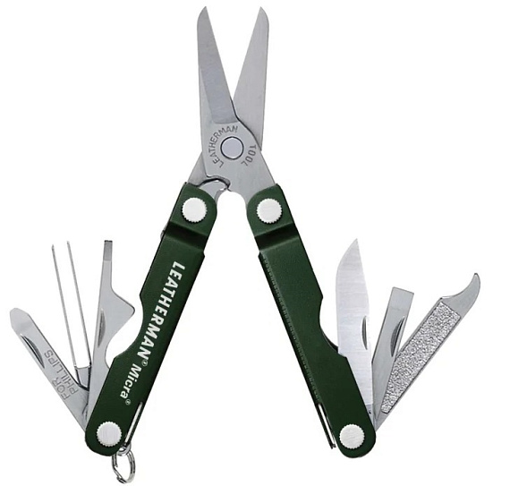 Мультитул Leatherman Micra Зелёный - Фото 1 большая