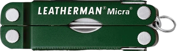 Мультитул Leatherman Micra Зелёный - Фото 2 большая