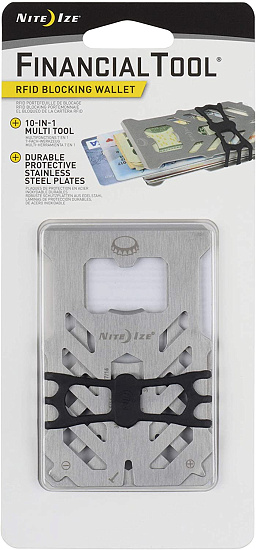 Карманный инструмент NiteIze FinancialTool RFID Stainless - Фото 1 большая