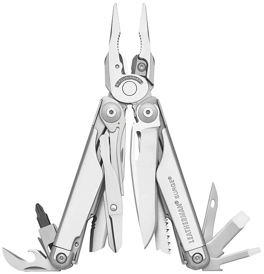 Мультитул Leatherman Surge Stainless Steel - Фото 1 большая