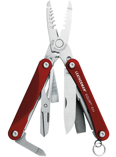 Мультитул Leatherman Squirt ES4 Red - Фото 1 большая