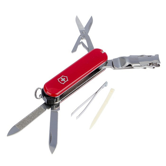 Нож Victorinox Nail Clip Red - Фото 5 большая