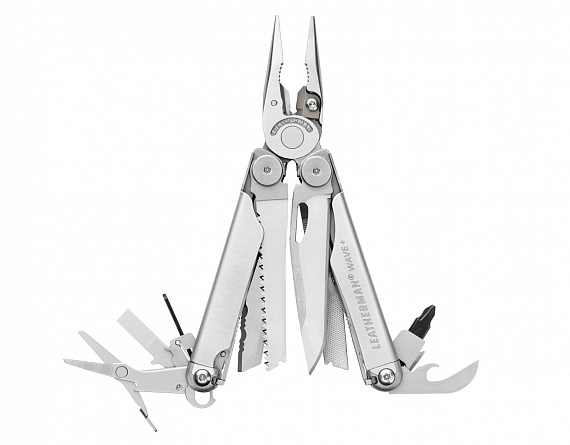 Мультитул Leatherman Wave Plus Stainless Steel - Фото 1 большая