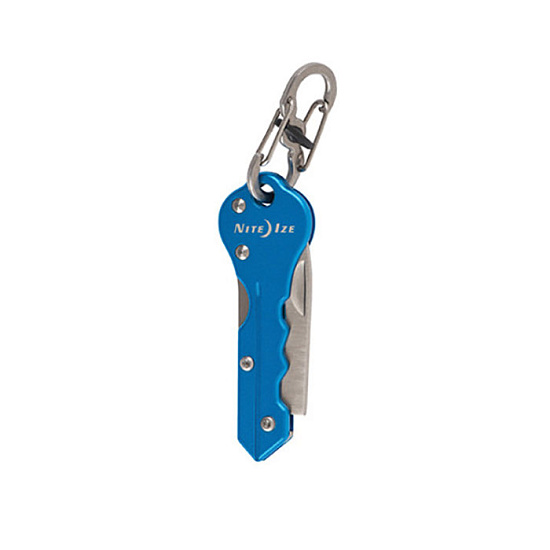 Карманный инструмент Nite Ize DoohicKey Knife Hook Blue - Фото 3 большая