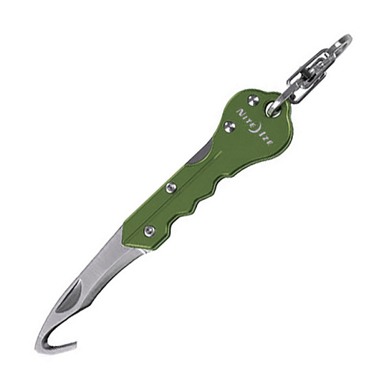 Карманный инструмент Nite Ize DoohicKey Knife Hook Green - Фото 2 большая