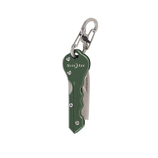 Карманный инструмент Nite Ize DoohicKey Knife Hook Green - Фото 3 большая