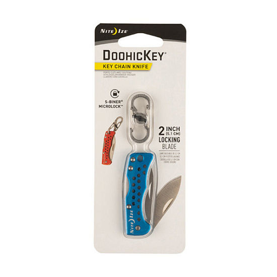 Карманный инструмент Nite Ize DoohicKey Knife Blue - Фото 2 большая