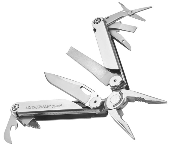 Мультитул Leatherman Curl Stainless Stainless - Фото 4 большая