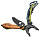Мультитул Leatherman Skeletool CX Aurora Blue/Green/Orange - Фото 2 малая