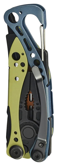 Мультитул Leatherman Skeletool CX Aurora Blue/Green/Orange - Фото 5 большая