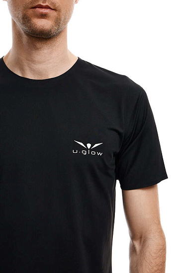Футболка мужская UGLOW Super Light Black - Фото 8 большая