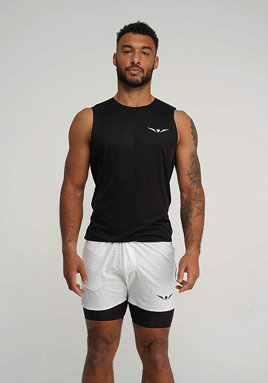Майка мужская UGLOW Wide Tank Top Black - Фото 2 большая