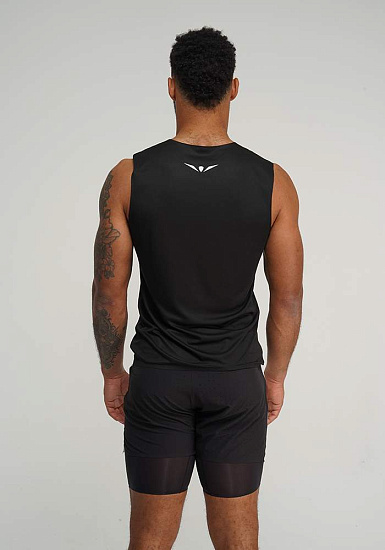 Майка мужская UGLOW Wide Tank Top Black - Фото 3 большая