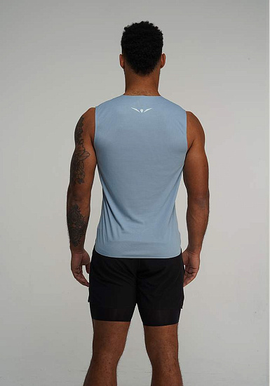 Майка мужская UGLOW Wide Tank Top Skyblue - Фото 3 большая
