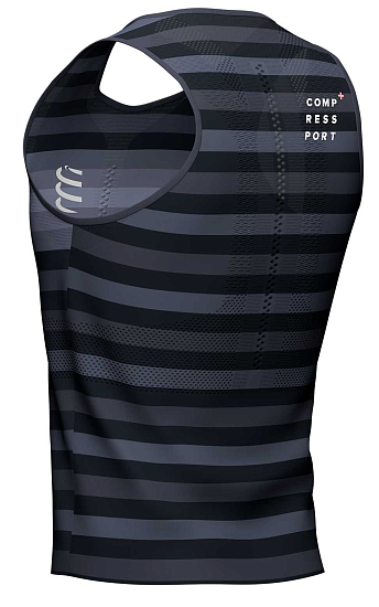Майка мужская Compressport Pro Racing Singlet Черный - Фото 2 большая