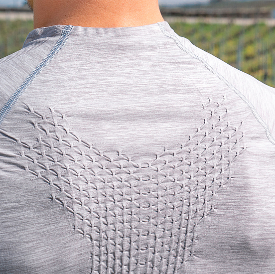 Футболка мужская Compressport LS Серый - Фото 4 большая