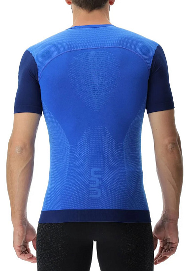 Футболка мужская UYN Running Pb42 Ow Strong Blue/Peacot - Фото 2 большая