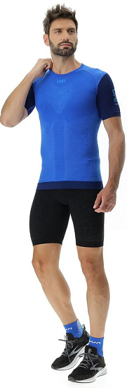 Футболка мужская UYN Running Pb42 Ow Strong Blue/Peacot - Фото 3 большая