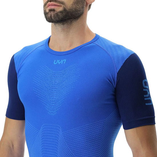 Футболка мужская UYN Running Pb42 Ow Strong Blue/Peacot - Фото 5 большая