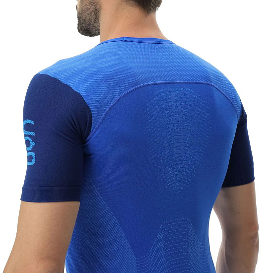 Футболка мужская UYN Running Pb42 Ow Strong Blue/Peacot - Фото 6 большая
