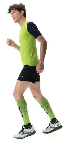 Футболка мужская UYN Running Pb42 Ow Sulphur Spring/Black - Фото 3 большая