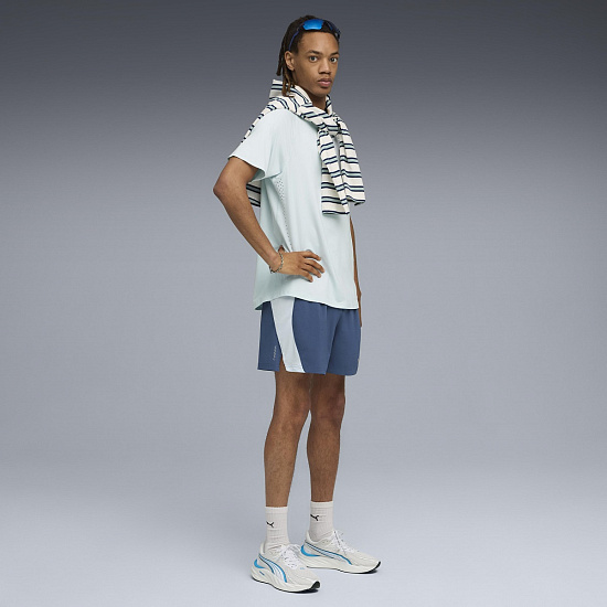 Футболка мужская Puma Everyday Cloudspun Blue - Фото 5 большая