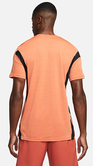 Футболка мужская Nike PRO Sport Spice/Light Cognac/Heather/Black - Фото 4 большая