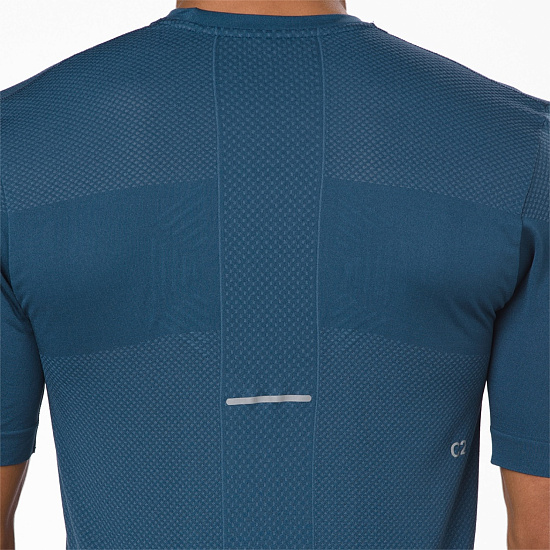 Футболка мужская ASICS Gel-Cool Seamless SS Dark Grey - Фото 4 большая