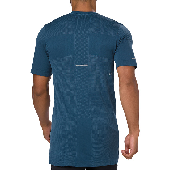Футболка мужская ASICS Gel-Cool Seamless SS Dark Grey - Фото 8 большая