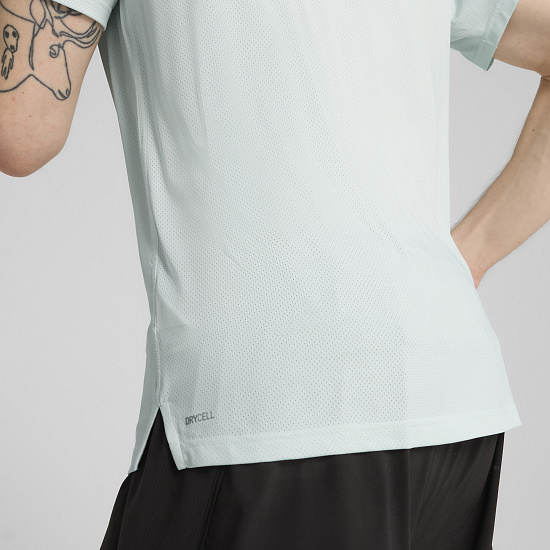 Футболка мужская Puma Run Graphic Mesh Peaceful Blue - Фото 2 большая
