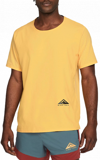 Футболка мужская Nike Drifit Rise 365 SS Solar Flare - Фото 1 большая