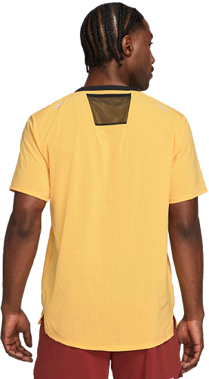 Футболка мужская Nike Drifit Rise 365 SS Solar Flare - Фото 3 большая
