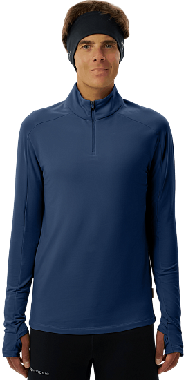 Лонгслив мужской Nordski Winter Running Blue - Фото 1 большая