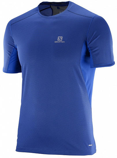 Футболка мужская Salomon Trail Runner Ss Surf The - Фото 1 большая