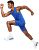 Майка мужская Nike Dri-Fit Rise 365 Game Royal - Фото 2 малая