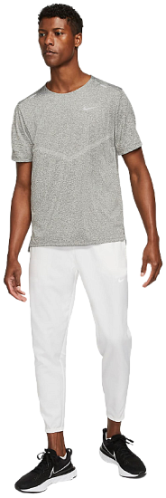 Футболка мужская Nike Dri-Fit Rise 365 SS Smoke Grey/Heather - Фото 2 большая