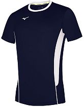 Футболка мужская Mizuno Premium High-Kyu Navy/White