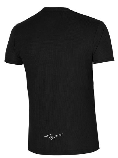 Футболка мужская Mizuno Dryaeroflow Black - Фото 2 большая