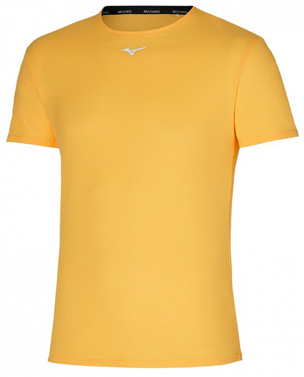 Футболка мужская Mizuno Dryaeroflow Racing Yellow - Фото 1 большая
