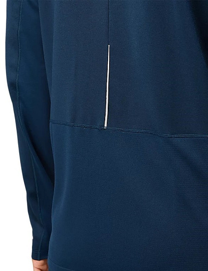 Футболка мужская ASICS Lite-Show Winter 1/2 Zip French Blue - Фото 8 большая
