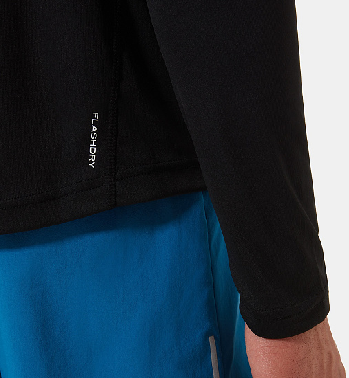 Куртка мужская The North Face Flex II 1/4 Zip Black - Фото 2 большая