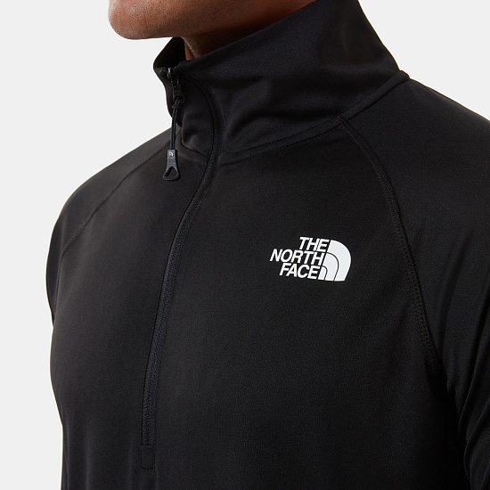 Куртка мужская The North Face Flex II 1/4 Zip Black - Фото 3 большая