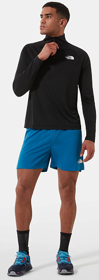 Куртка мужская The North Face Flex II 1/4 Zip Black - Фото 5 большая