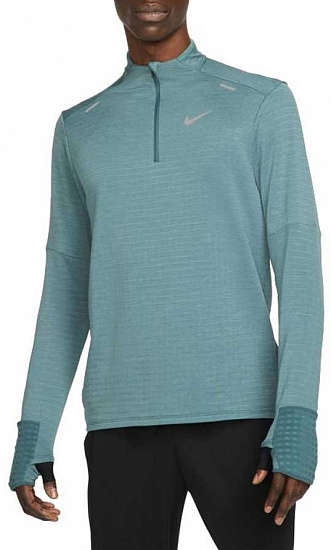 Футболка мужская Nike Therma-Fit Repel Element 1/4 Zip Blue - Фото 1 большая